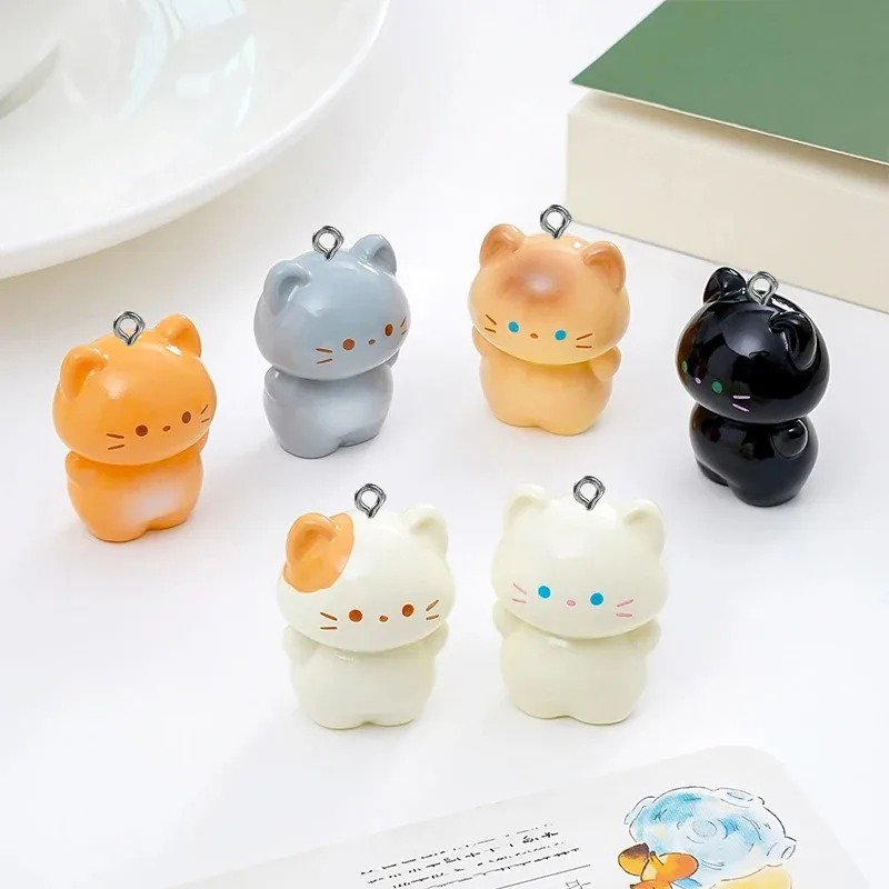 Resin Art Supplies Near Me - 10 Pack Sweet 3D Standing Kitten