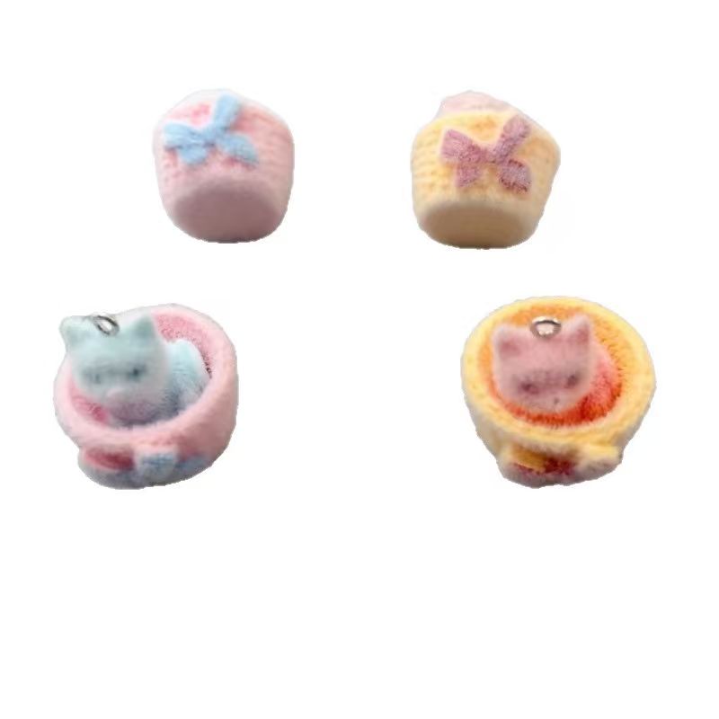 4pcs 3D plush resin cat pendan - огляд і ціна Resin Art Supplies Near Me