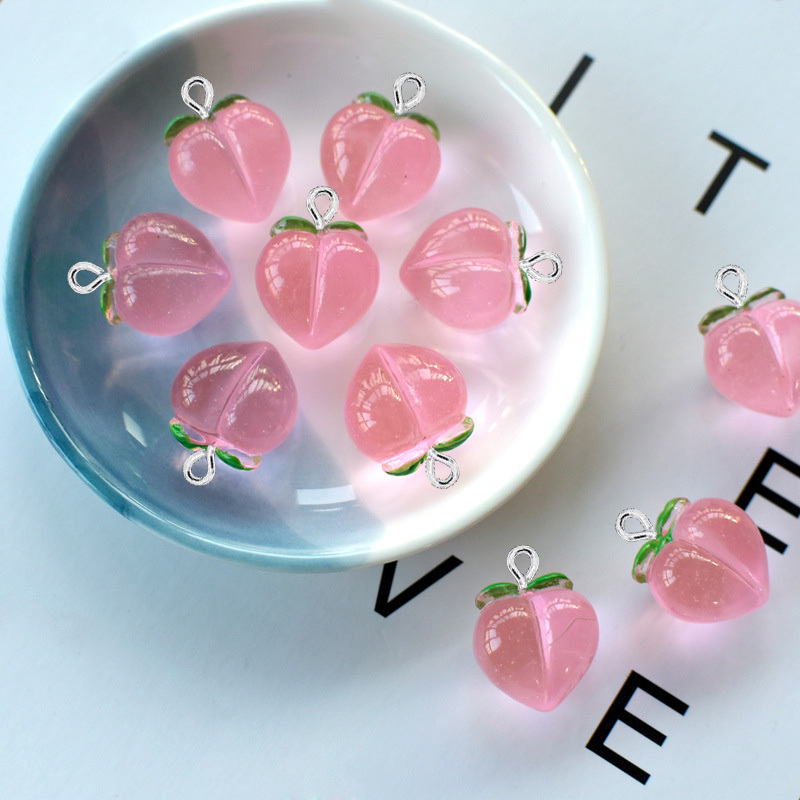 10Pcs New Transparent Peach Fl - огляд і ціна Resin Art Supplies Near Me