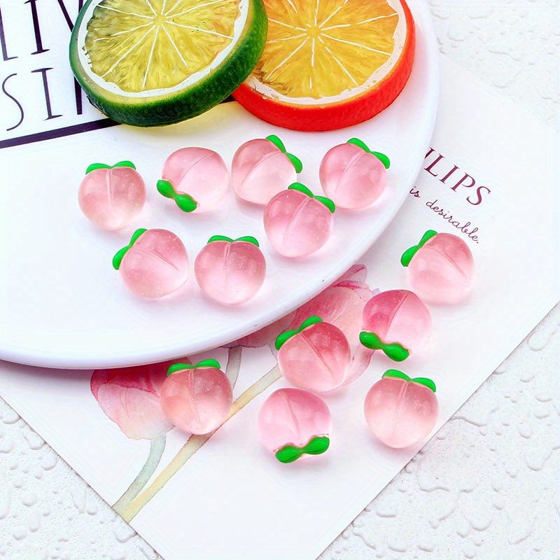 10Pcs New Transparent Peach Fl - огляд і ціна Resin Art Supplies Near Me