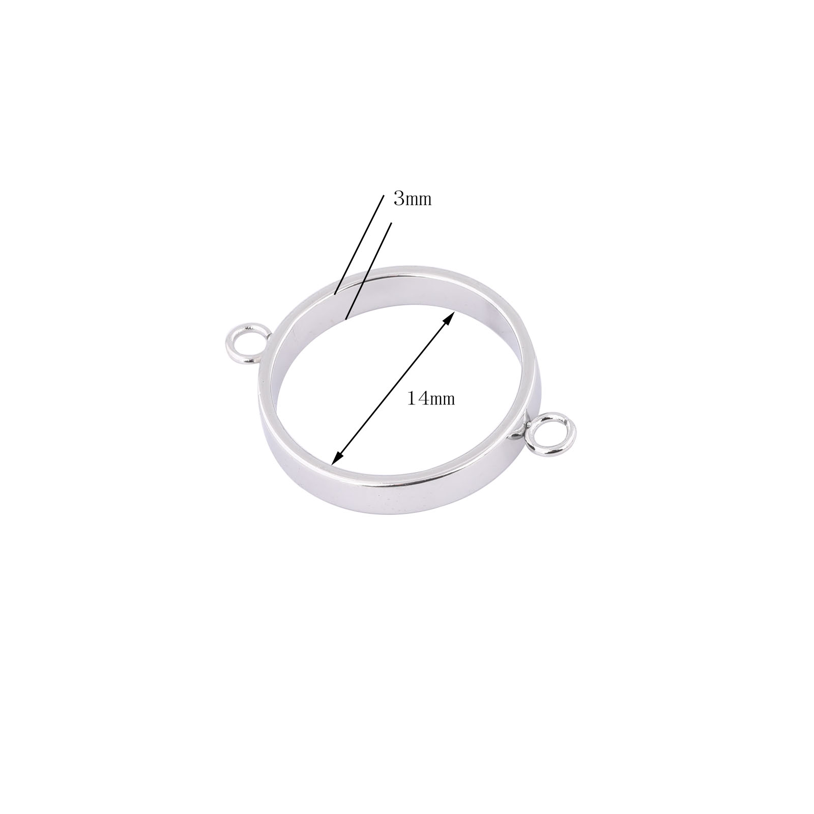10pcs Stainless Steel 14mm Ope - огляд і ціна Resin Art Supplies Near Me