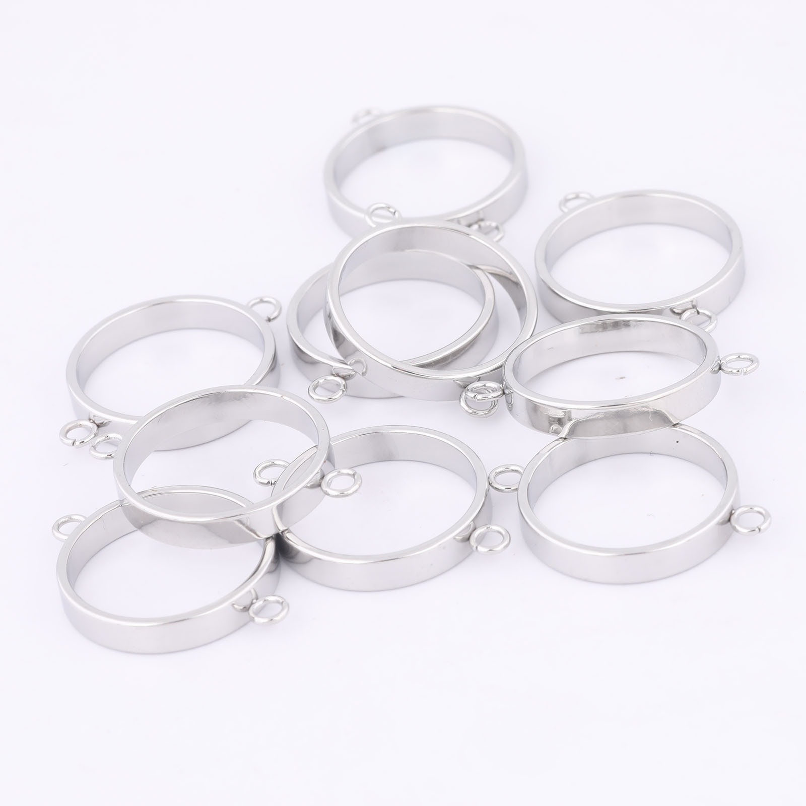 10pcs Stainless Steel 14mm Ope - огляд і ціна Resin Art Supplies Near Me