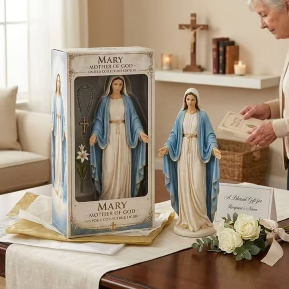Virgin Mary Desktop Figurine O - огляд і ціна Resin Art Mary