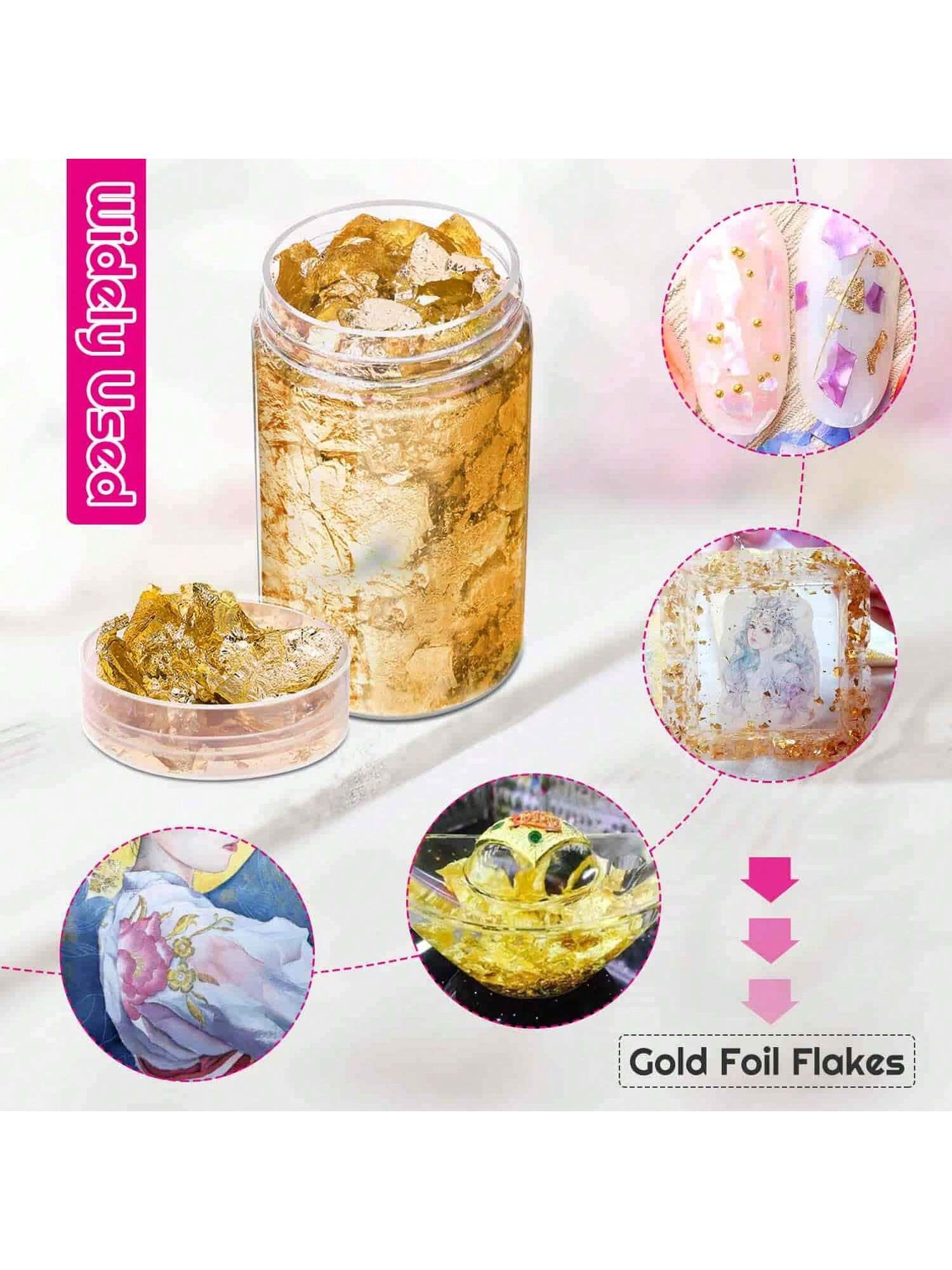 Gold Flakes, Gold Leaf Cake De - огляд і ціна Gold Leaf Foil