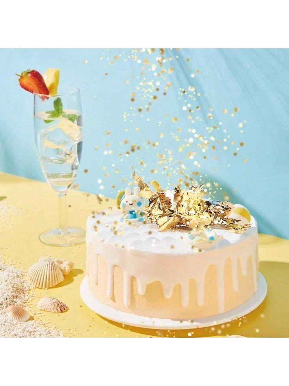 Gold Flakes, Gold Leaf Cake De - огляд і ціна Gold Leaf Foil
