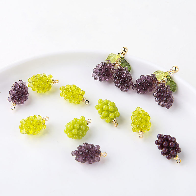 6pcs Cute Little Grapes Resin  - огляд і ціна Resin Art Supplies Near Me