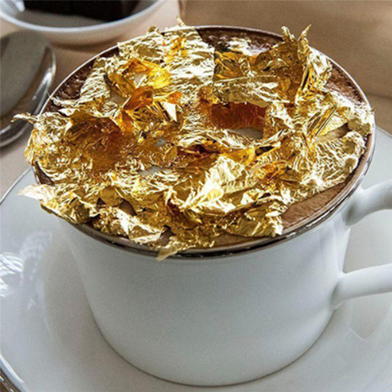 100 Pcs Sheets Pure 24K Gold F - огляд і ціна Gold Leaf Foil