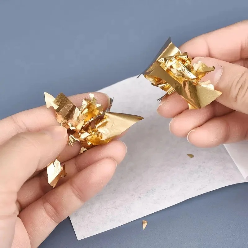 100-300pcs Imitation Gold Silv - огляд і ціна Gold Leaf Foil