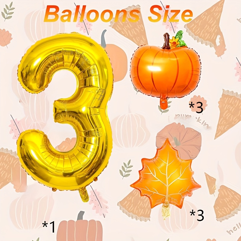 7Pcs Pumpkin Maple Leaves Foil - огляд і ціна Gold Leaf Foil