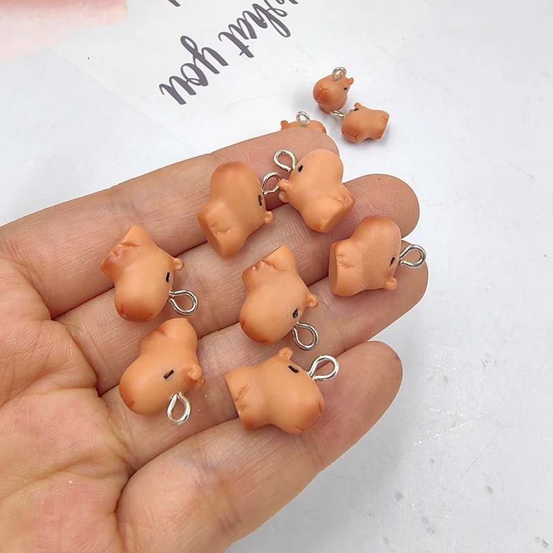 10pcs Cute Small Capybara Char - огляд і ціна Resin Art Supplies Near Me