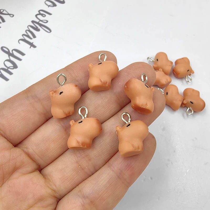 10pcs Cute Small Capybara Char - огляд і ціна Resin Art Supplies Near Me