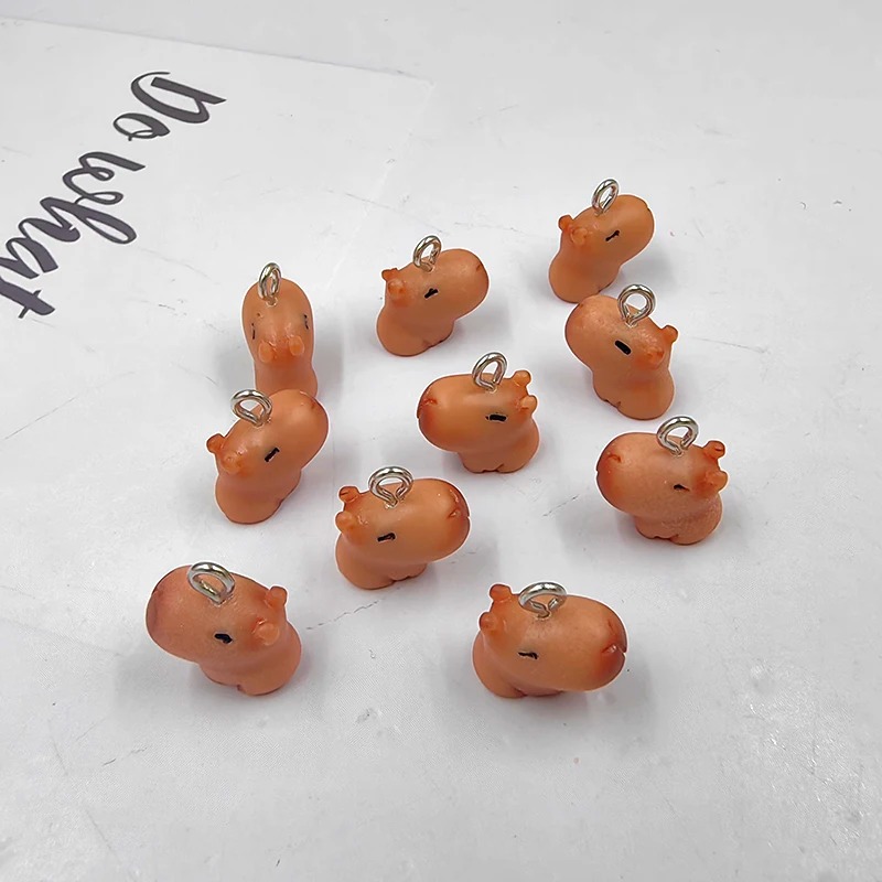 10pcs Cute Small Capybara Char - огляд і ціна Resin Art Supplies Near Me