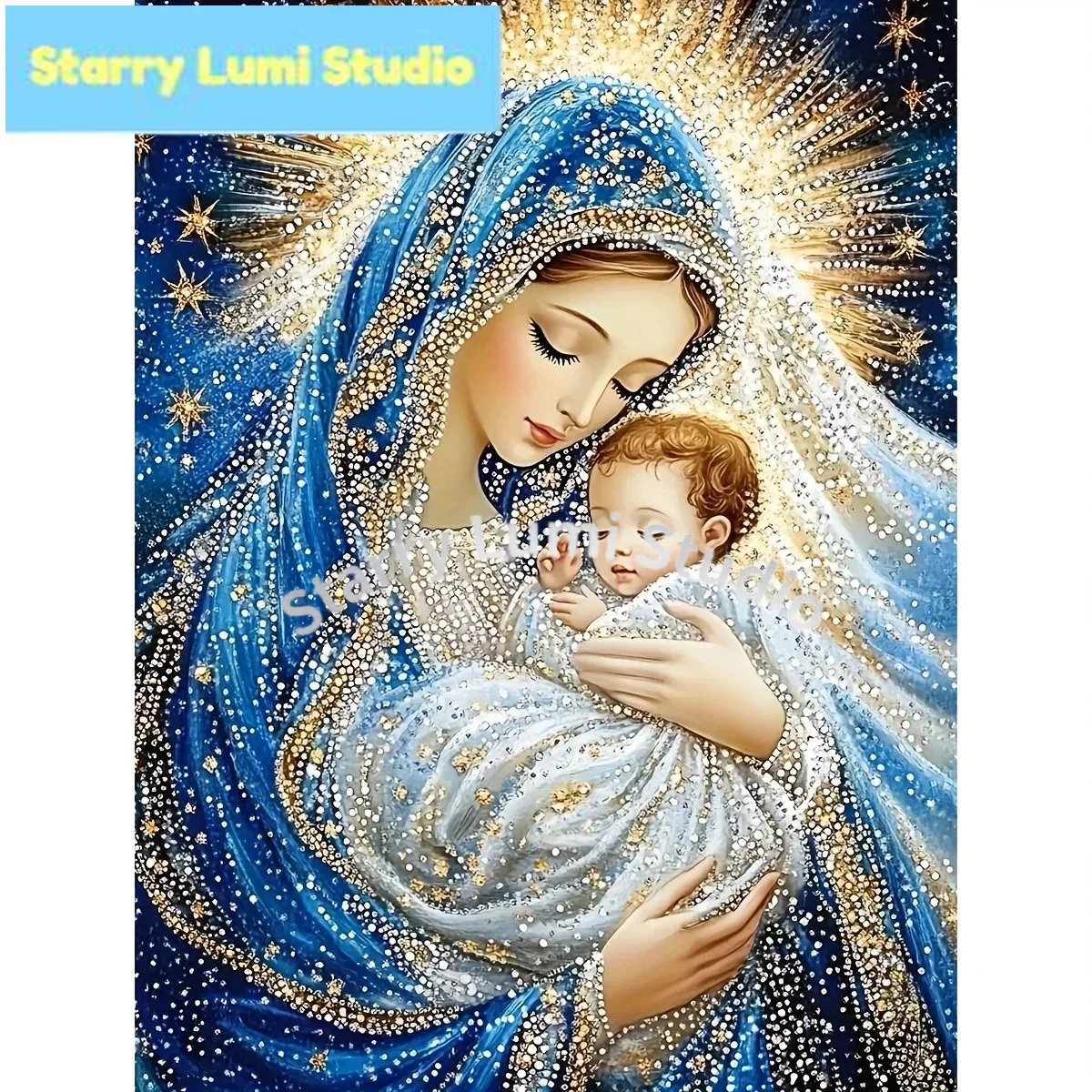 5D DIY Blessed by the Virgin M - огляд і ціна Resin Art Mary