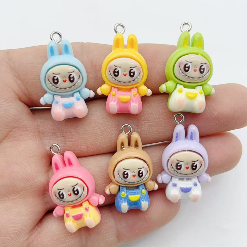 10Pcs Kawaii Rabbit Strawberry - огляд і ціна Resin Art Supplies Near Me