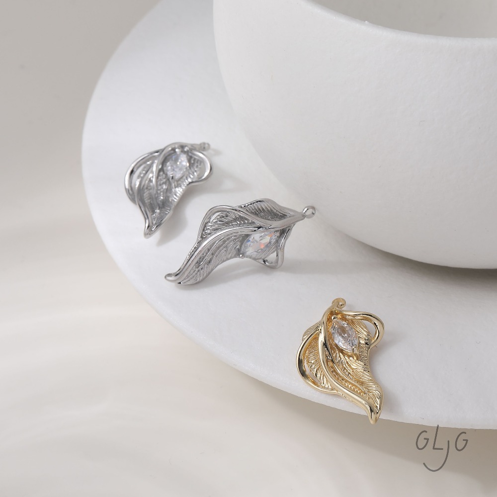 2PCS Leaf Charms for Jewelry F - огляд і ціна Gold Leaf Foil