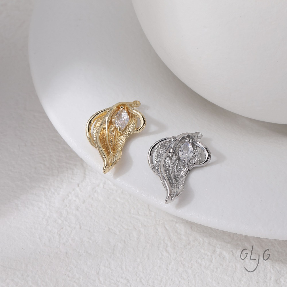 2PCS Leaf Charms for Jewelry F - огляд і ціна Gold Leaf Foil