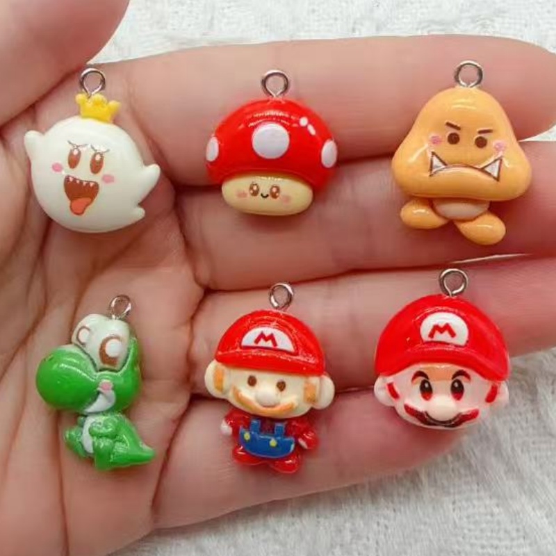 10pcs resin cartoon pendant, D - огляд і ціна Resin Art Supplies Near Me