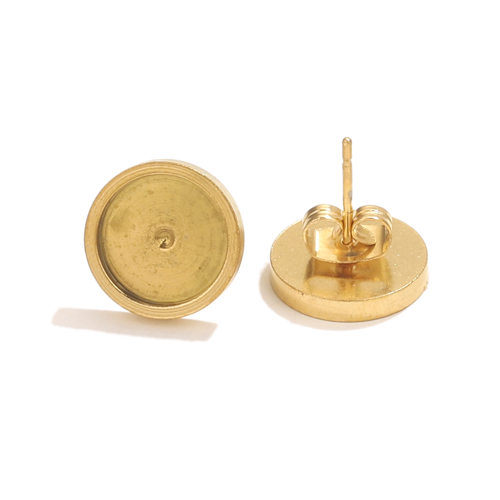 10pcs Stainless Steel Gold Ear - огляд і ціна Resin Art Supplies Near Me